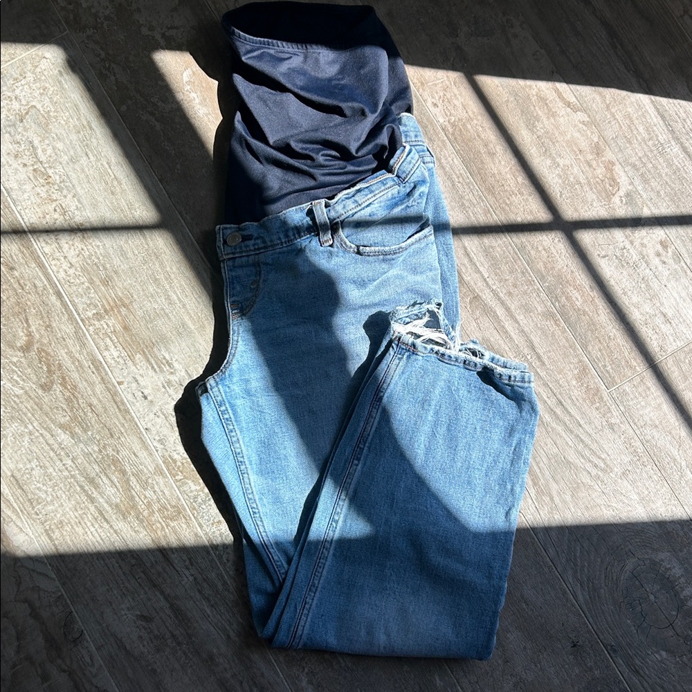 Abercrombie & Fitch Blue Straight Leg Jeans
